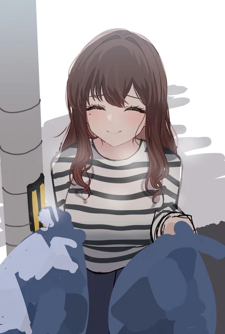 ボーダーを着せてみたかった 