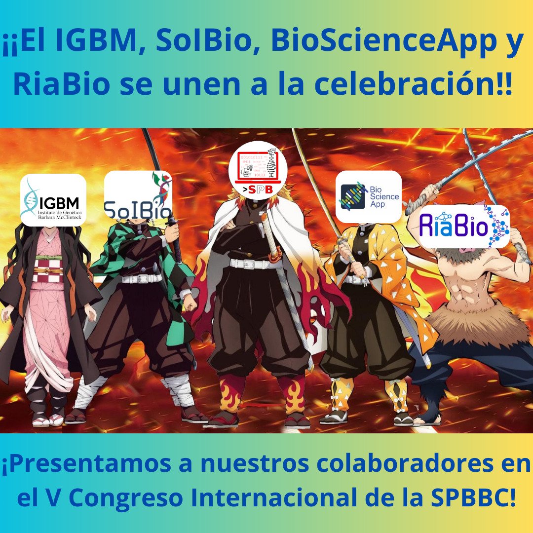 Bioinfo_Peru's tweet photo. ¡¡Bienvenidos @igbmgenetica,  @soibio2021, @AppBioscience  y @RiaBioNet!! 🤩🤩
Muchas gracias por sumarse al V Congreso Internacional de la Sociedad Peruana de Bioinformática y Biología Computacional: "Codificando el Futuro".
#SPBBC #IGBM #SoIBio #BioScienceApp #RiaBio https://t.co/p1qzx5Haav