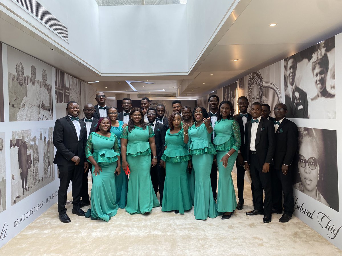 The <a href="/CityChorale/">Lagos City Chorale</a> performs at the service of songs for the Late Chief Mrs. Florence Morenike Saraki; the mother of the President of the 8th Senate, <a href="/bukolasaraki/">Dr. Abubakar Bukola Saraki</a>