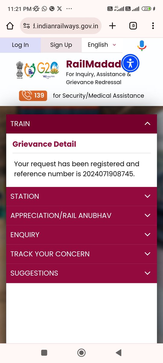 Pmishra09's tweet photo. @AshwiniVaishnaw @RailMinIndia  My Grievance number 2024071908745 My mother is senior citizen lady and traveling in Kota patna exp, fan is not working despite complaint on rail madad no one has come to repair it, she got a call from railways in which they denied to repair the fan https://t.co/N6C3c8gQk4