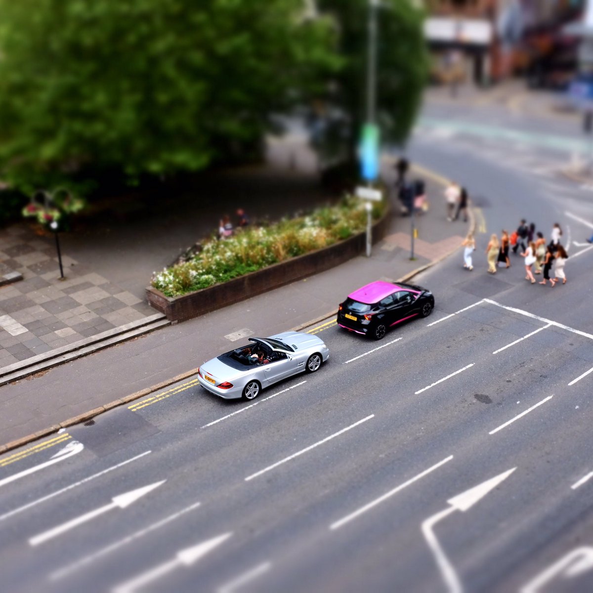 JohnJBaucher's tweet photo. Taps aff kinda weather. Fri evening in the studio  #FauxTiltShift #Toytown #FujiX100T https://t.co/lJDSrNAjqR