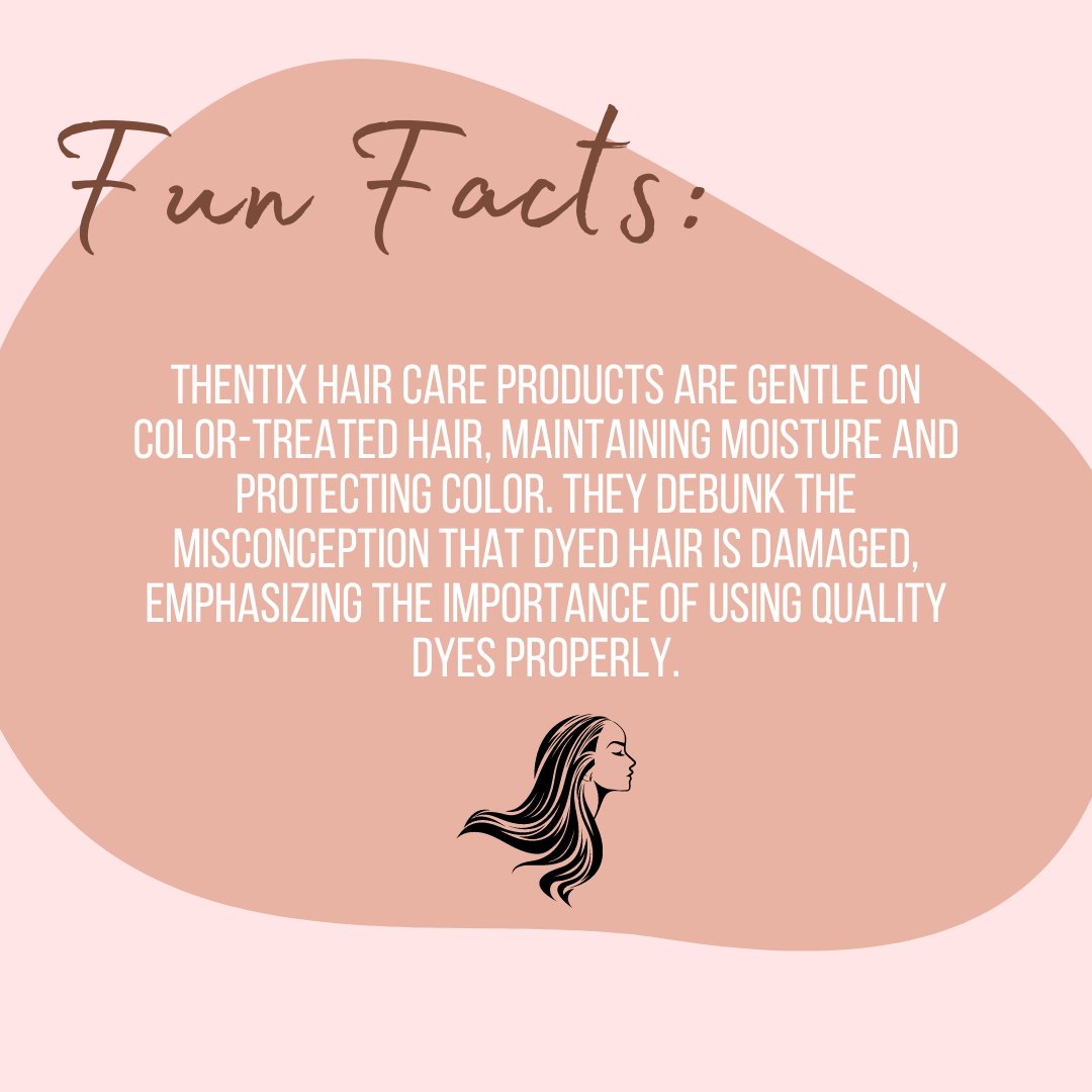 thentixskin's tweet image. 🌈💇‍♀️ Myth Busted: Color-treated hair CAN thrive with the right care! Forget the old tales of damage. Proper use of high-quality dyes + Thentix’s gentle hair care = luminous, healthy locks. Say yes to vibrant color &amp;amp; care! 

 #highquality #freshcolor #thentix #dyehair #damagedhair