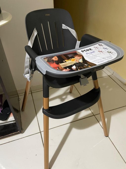 Burigotto Cadeira De Refeição Poke Preto Night Sky