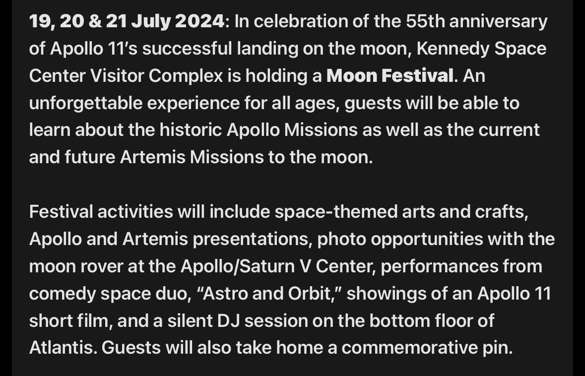 Hi <a href="/NASAKennedy/">NASA's Kennedy Space Center</a>. Having a great day here, exploring the Center. Where do we pick up the #MoonFestival commemorative pins from?
