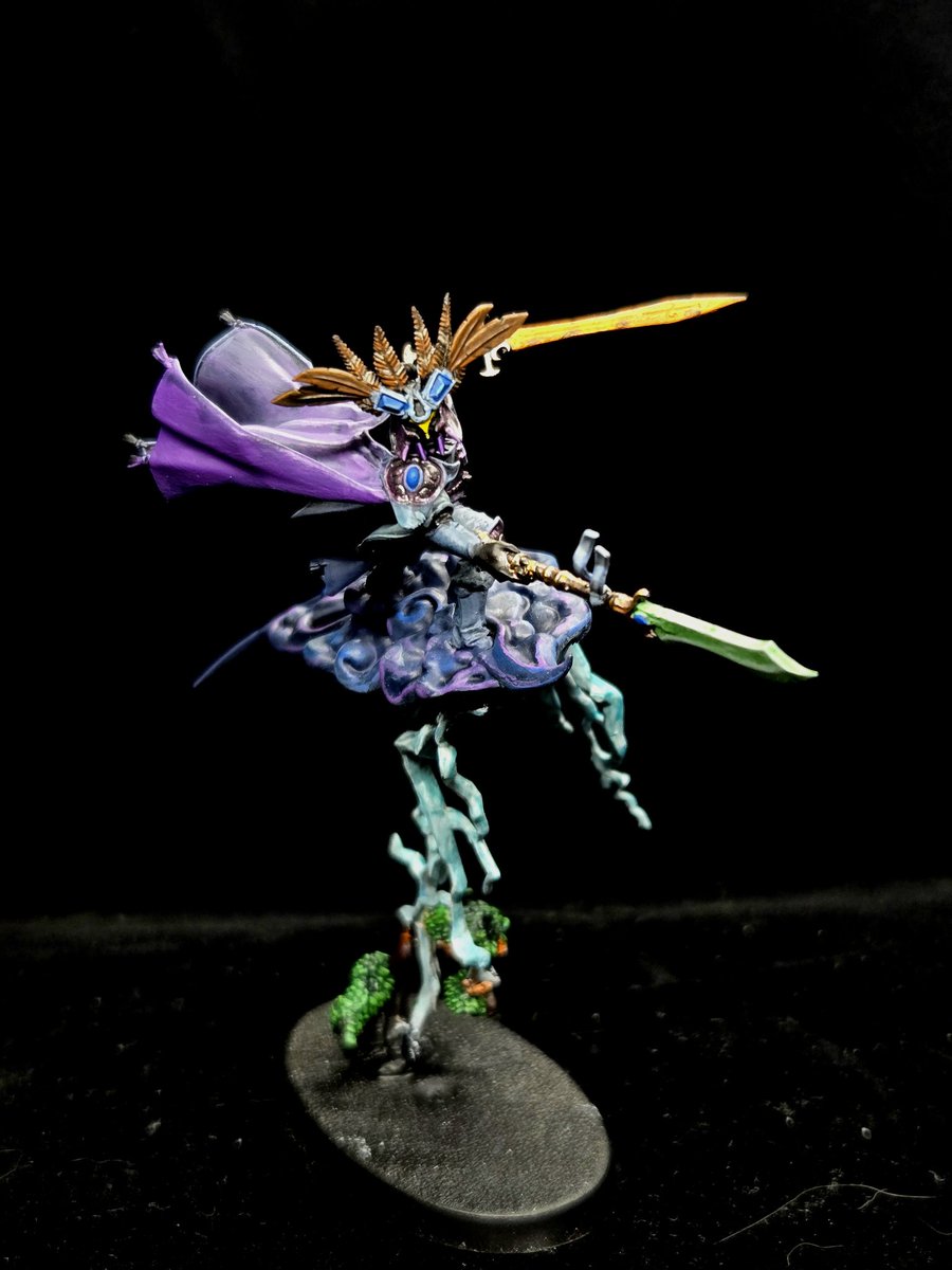 SinaraiP's tweet photo. Getting there :) more work on the Wind Mage, mainly the sword. Leaving for another week beginning tomorrow morning, so trying to get more done before then.

What do you think so far?

@warhammer 

#Warhammercommunity #warhammer #kitbash #windmage #wepaintminis #newaos https://t.co/Afid5xRsVs