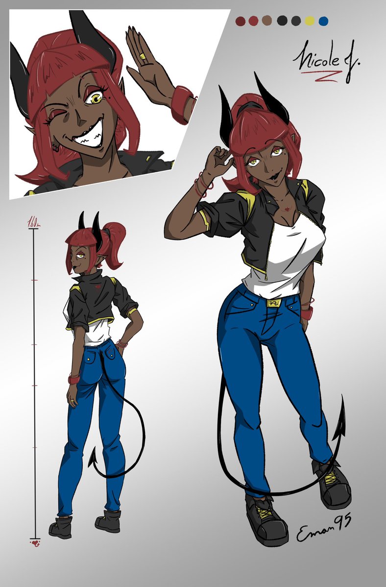 Eman95Arts's tweet photo. #porfolioday #OCs #myart Hi!! my name is @Eman95Arts and this is my art. https://t.co/qDsuu3uR4n