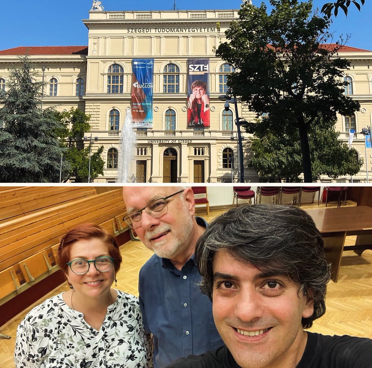 UA Dept. of REL (@studyreligion) on Twitter photo Prof. <a href="/EdithSzanto/">Edith Szanto</a> recently met with Prof. András Mate-Toth (and one of his students)—he established Religion Studies at the <a href="/Uni_Szeged/">University of Szeged</a>, the first program of its kind in Hungary. Prof. <a href="/EdithSzanto/">Edith Szanto</a> recently met with Prof. András Mate-Toth (and one of his students)—he established Religion Studies at the <a href="/Uni_Szeged/">University of Szeged</a>, the first program of its kind in Hungary.