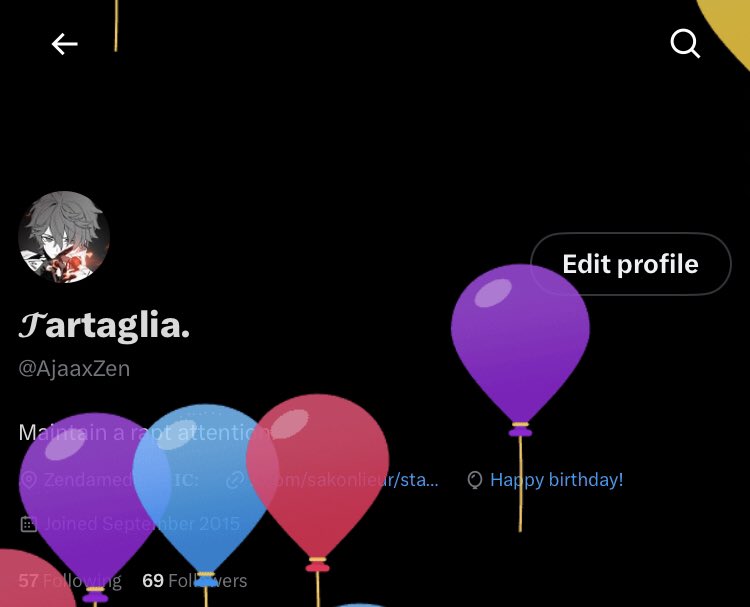 AjaaxZen's tweet photo. HBD Tartaglia @LaMascarades https://t.co/7dbrMvtEVa