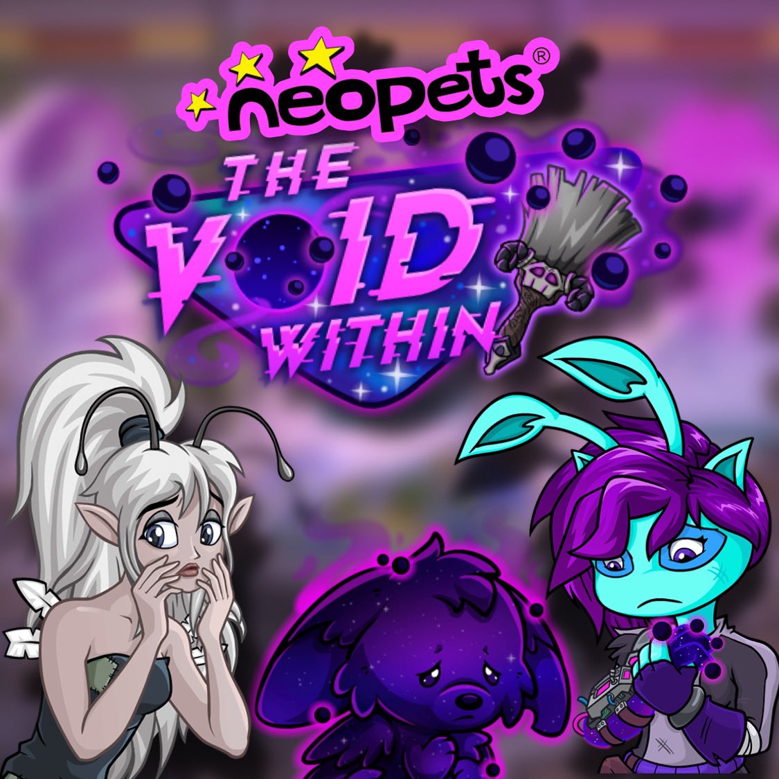 maybesalemacnh's tweet photo. Keep an eye out on July 22nd— I have something special cookin’ with @Neopets … :3

Get ready for some Nyx and Juni lore! #neopets #thevoidwithin 💜 https://t.co/8wgI9cc6jQ