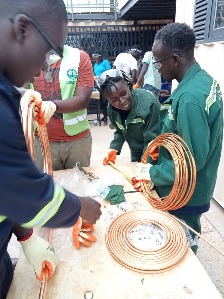 UnaraUganda's tweet photo. UNARA with support of GIZ under GCI III carried out Training of Technicians on R290(HC) fridges Installation, Troubleshooting and Servicing. The training took place at Renewal Energy Training Center at Nakawa Vocational Training College from 15th to 19th July 2024. https://t.co/0oha3XnuMi
