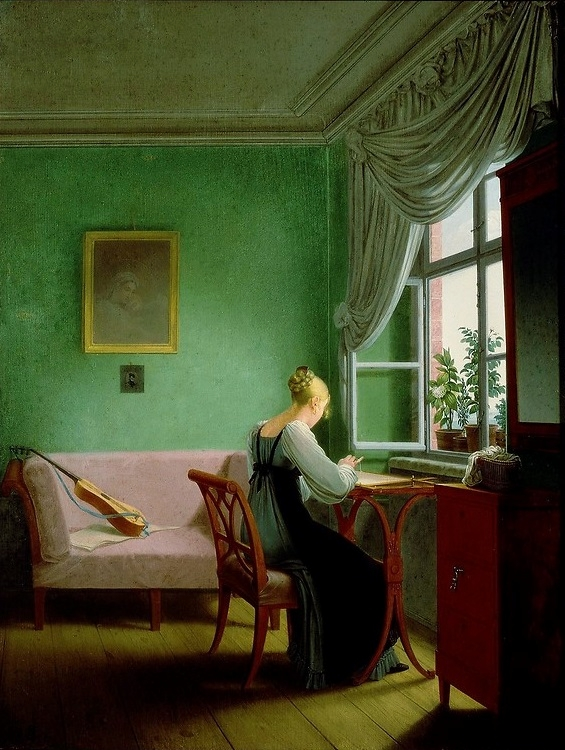 Vanessa_Sarges's tweet photo. In Victorian times, there were countless things around the house that were killing you. One of the most deadly was the colour green - #ScheeleGreen to be exact.
The pigment was used for many products around the home, including clothing, but the most dangerous was wallpaper.
2/5 https://t.co/vmDN6aVsRU