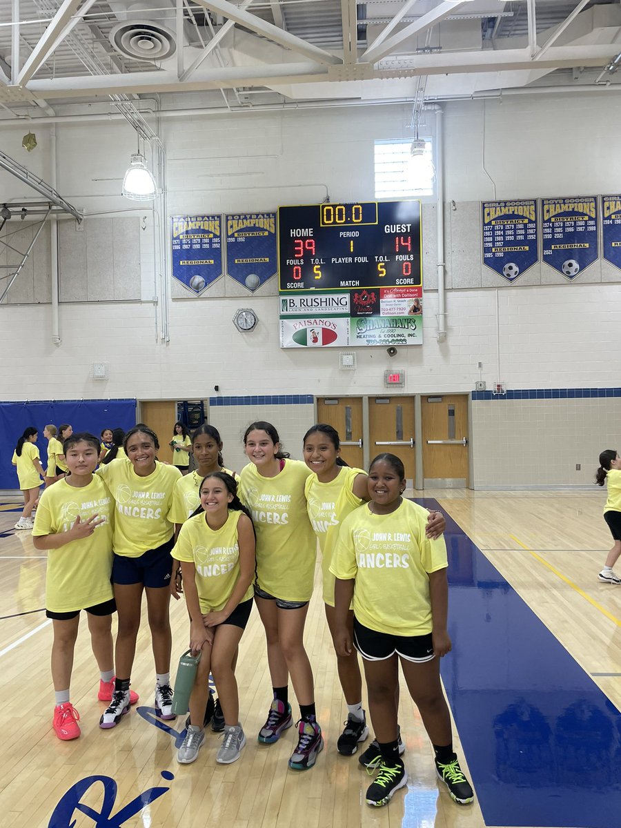 That’s a wrap on our 2024 summer camp! Thank you to all of the families who signed up to join us this year. We had a blast and can’t wait until next year!! 🏀💛💙 <a href="/LewisLancers/">Lewis Lancers</a> <a href="/LewisHSFCPS_APs/">Lewis HS APs</a> <a href="/JohnLewisHSFCPS/">Alfonso G Smith</a>