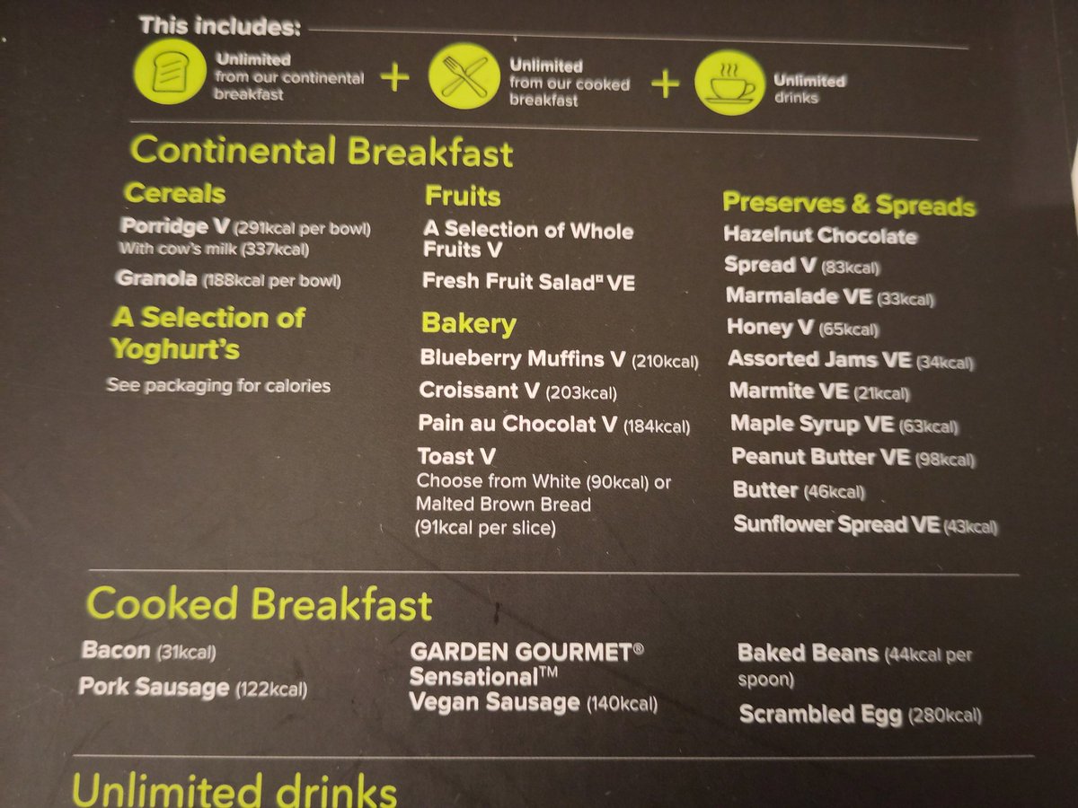 GreenSwaps's tweet photo. @premierinn Great to see #vegan options but what's the point if there's nothing vegan to put them on? Most bread is vegan, can you check with your suppliers or source some that more guests can enjoy? Quick win to grow guests' spend on food. PS. No apostrophe needed in yoghurts! https://t.co/2ejjY5O0j6