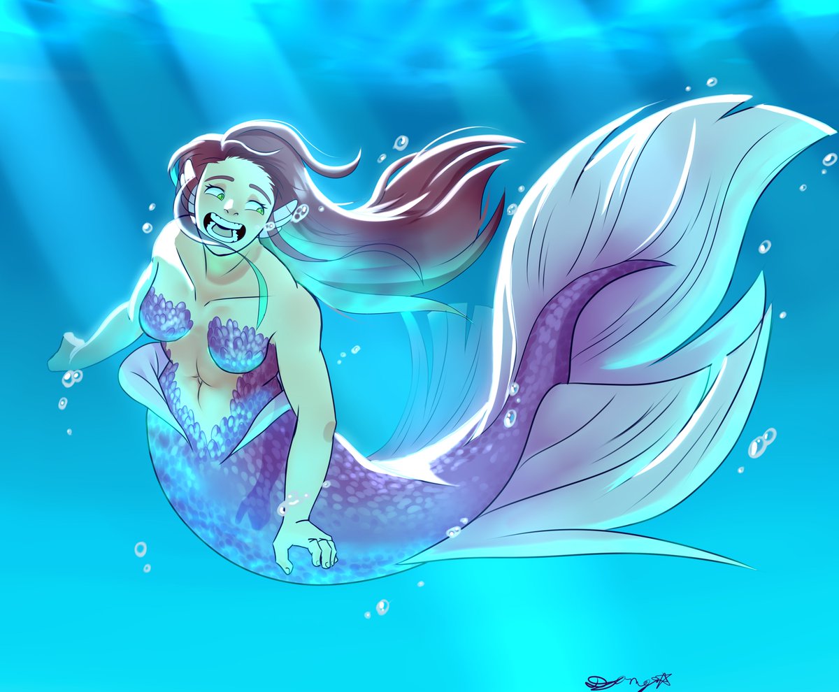 djangotheasteri's tweet photo. the U is killing me, but i got the chance to do something simple while i practice a bit of lighting and that stuff #digitaldrawing #practicedrawing #mermaid #mermaiddrawing #doodle #art https://t.co/JUdxBgPw1J