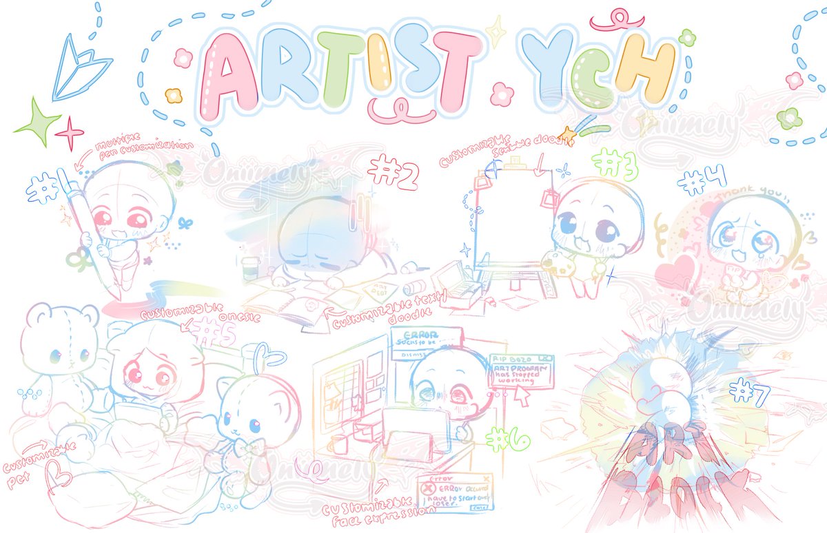 You always see artists making YCH- NOW WHAT IF I YCH THE ARTISTS??
"YAH"- Your artist here ‼️(WIP)