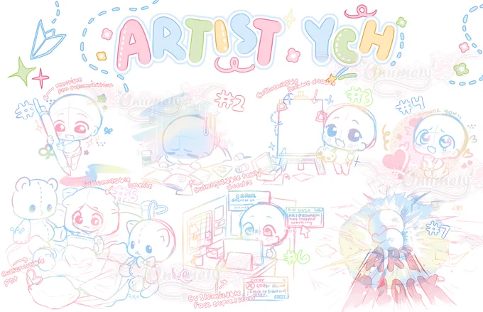 You always see artists making YCH- NOW WHAT IF I YCH THE ARTISTS??

"YAH"- Your artist here ‼️(WIP) 
