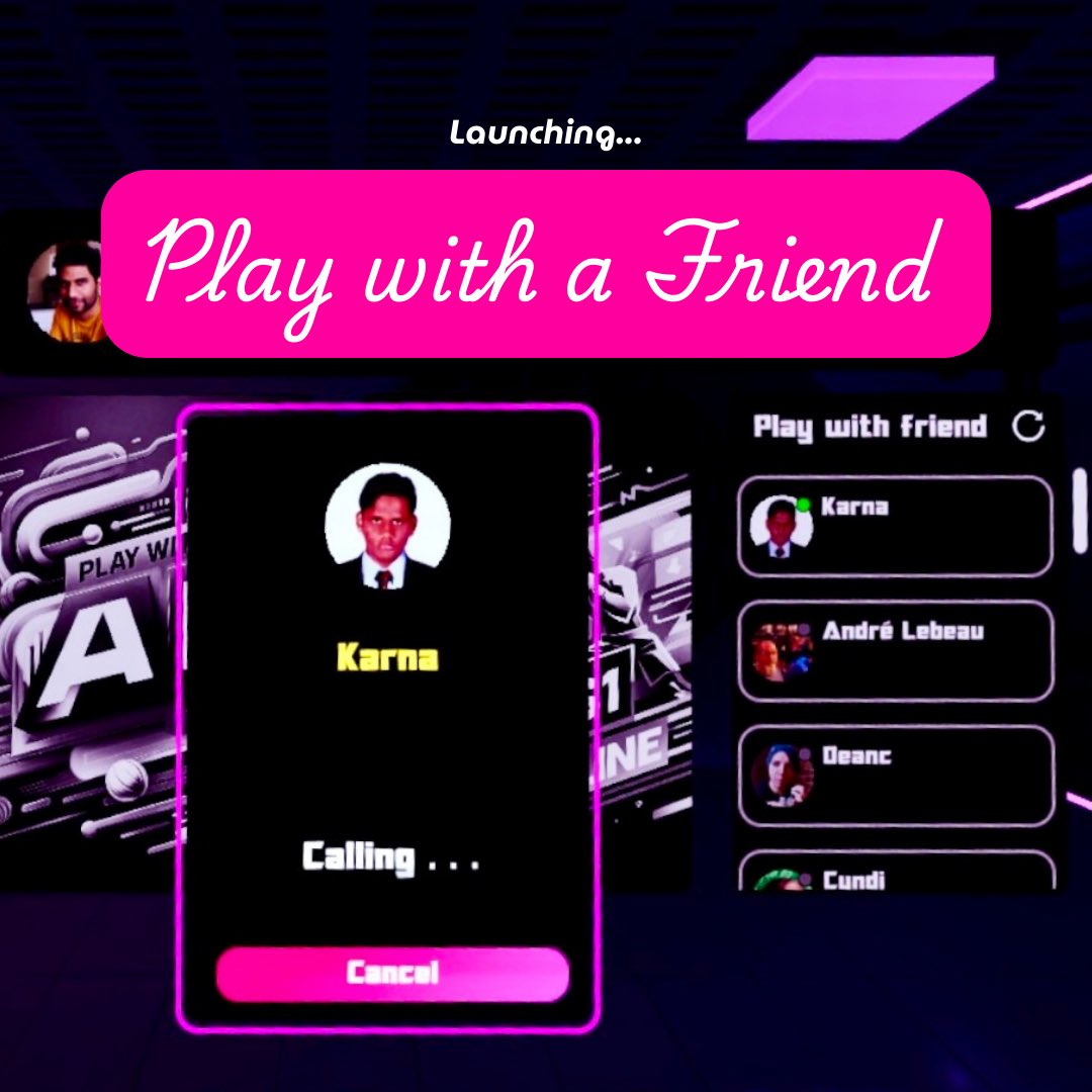ChallengeBoxVR's tweet image. Exciting News! 
Now call your friends directly &amp;amp; jump into a match instantly! 
Have fun working out! 
#virtualrealityfitness
 #vrfitness #vrsports #vrworkout #VRHealth #ActiveVR #vrfit #vrgame #vr #mr #xr #virtualreality #quest #oculus #fitness #vrgaming #mixedreality #workout