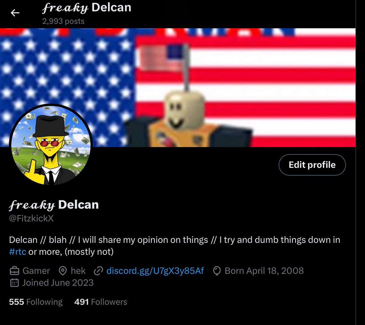 FitzkickX's tweet photo. This Declan guy is so 𝓯𝓻𝓮𝓪𝓴𝔂 ! https://t.co/qRRJoniDp5