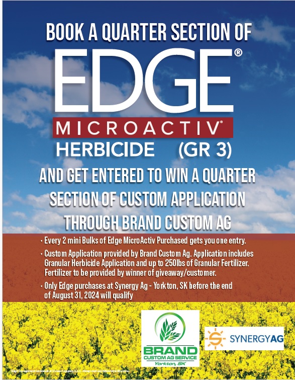SynergyAG Yorkton (@synergyagyktn) on Twitter photo Got kochia & wild oat problems? From now until August 31st, if you purchase a minimum of 2 mini bulks of Edge, you can get entered for custom application by <a href="/geoffbrand84/">Geoff Brand</a>. Stop by the office or give us a call about booking Edge by <a href="/gowancanada/">Gowan Canada</a>
#SynergyAg #rootsyoucancounton Got kochia & wild oat problems? From now until August 31st, if you purchase a minimum of 2 mini bulks of Edge, you can get entered for custom application by <a href="/geoffbrand84/">Geoff Brand</a>. Stop by the office or give us a call about booking Edge by <a href="/gowancanada/">Gowan Canada</a>
#SynergyAg #rootsyoucancounton