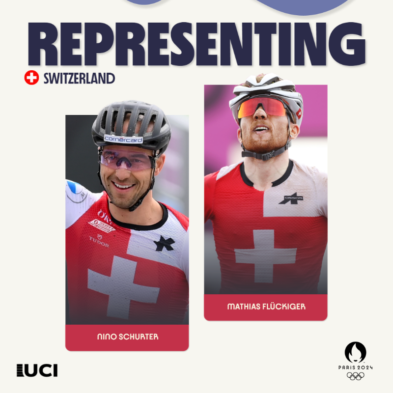 UCI_MTB's tweet photo. Could team work make the dream work? ✨

The top 8 countries in the UCI nation rankings were awarded 2 spots for @Paris2024 Men's Cross-country Olympic, with strong pairings ready for Elancourt's Hill. 🤝

Click below to see them all! 🔥

#OlympicCycling #Paris2024 #MountainBike