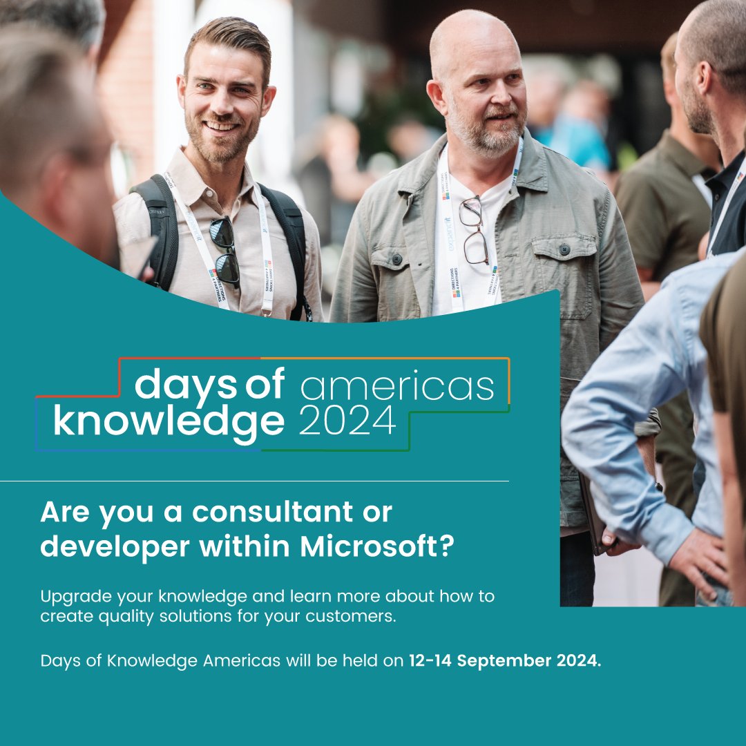 erpsoftwareblog's tweet image. Recognizing the specific needs of developers and implementation consultants, @DirectionsEMEA initiated Days of Knowledge as a training event, tailored to their unique needs!

bit.ly/3Lqy0CU 

#DirectionsforPartners #DirectionsEMEA2024 #MSDYN365 #msdyn365bc #AI