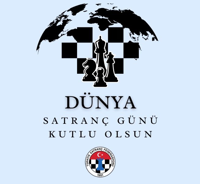 tsfresmi's tweet photo. Satranç, 64 karede yaşanan en güzel heyecanların, inanmanın, başarmanın adıdır. Ülkemize gurur veren başarılarla, aydınlık bir gelecek için yapılan doğru hamlelerle, sporcularımızın başarı hikayeleriyle, satrançla dolu dolu geçen nice güzel yıllara...

UNESCO tarafından 20 Temmuz 1966’da ilan edilen Dünya Satranç Günü’nün 58. yıl dönümünü kutluyoruz.

@GlkzTulay