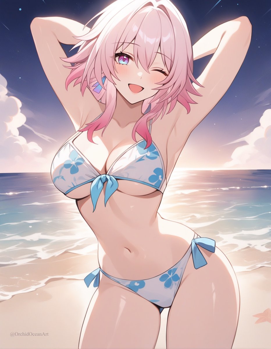 OrchidOceanArt's tweet image. Some March 7th pictures from the last few months 🩷💙

I'm going to make some more pictures of her soon! Feel free to make suggestions for outfits 🥰

#March7th #honkaistarrail #崩壊スターレイル