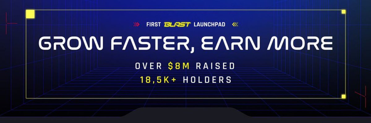 AirdropsFund's tweet photo. Airdrop - #BlastUp Launchpad - Chain Blast
🎁Reward: Pool share 30,000,000 token #BLASTUP
🎖Winner: All users I Deadline: N/A
🗞News: #Nomis , #Mathwallet ,...

🔹Register #bot ➡️ click here https://t.co/bLPb3WgkS0 https://t.co/0yV2dy7gFr