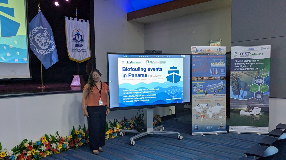 .<a href="/ceballoslina/">Lina Ceballos Osuna (ella/she/her)</a> represented CA/SLC in Latin America &amp; Caribbean #biofouling events in Panama organized by @GloFouling &amp; <a href="/IMOHQ/">International Maritime Organization</a> in collaboration w/ MTCC Caribbean, MTCC Latin America &amp; CPPS. It was an amazing &amp; enriching experience w/ a special focus on #womeninbiofoulingvisibility