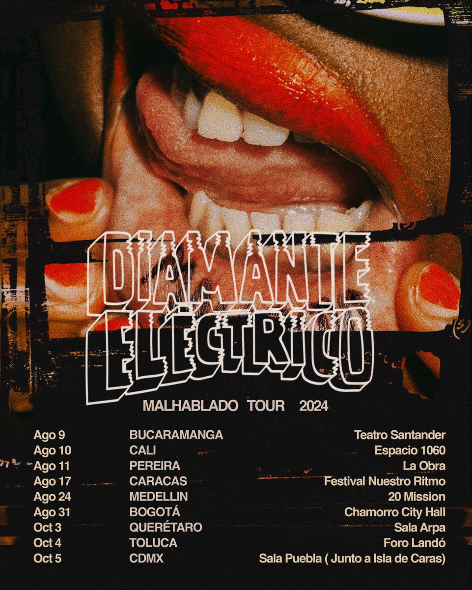 Diamantelectric's tweet photo. El Tour Malhablado ya casi empieza ¿en dónde nos vemos? https://t.co/a7SX6nPyv1