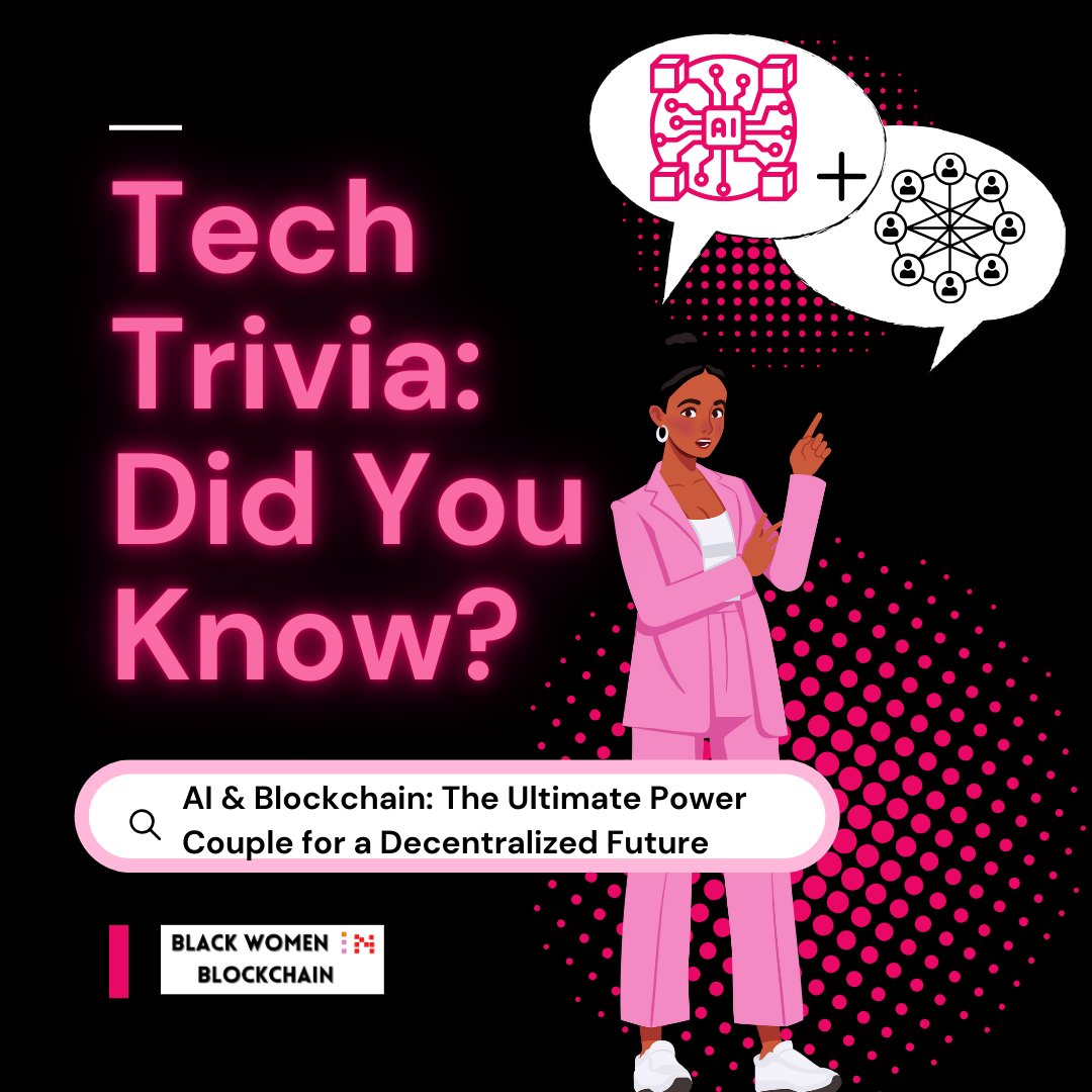 BWomeninB's tweet photo. Did you know that AI can spot fraudulent transactions, optimize energy consumption, and automate smart contracts? It's revolutionizing secure voting systems and transparent supply chains. The #future of decentralization looks intelligent, efficient, and secure! #Blockchain https://t.co/FEgL7qXHa1