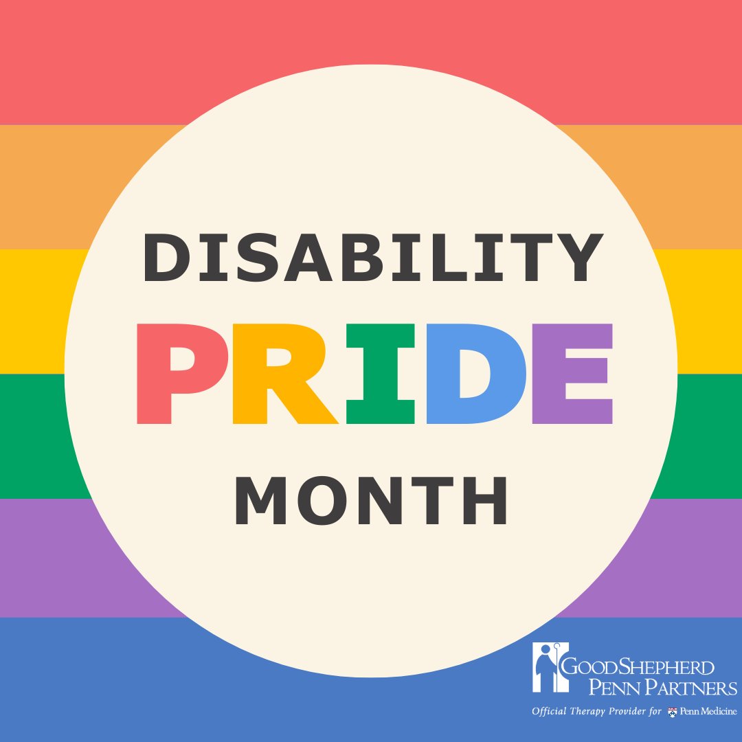 Happy Disability Pride Month! Each July, we celebrate #DisabilityPride to commemorate the passage of the landmark Americans with Disabilities Act (ADA) civil rights law.