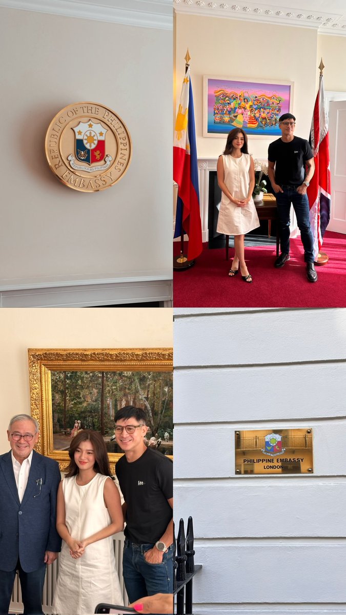 DonBelleOFC's tweet photo. IG | BST • @.youhaveajoyce shared photos of @bellemariano02 at the Philippine Embassy in the UK!

#BelleMariano | #DonBelle
#BarrioFiestaLondon https://t.co/nMbh3u3WbS