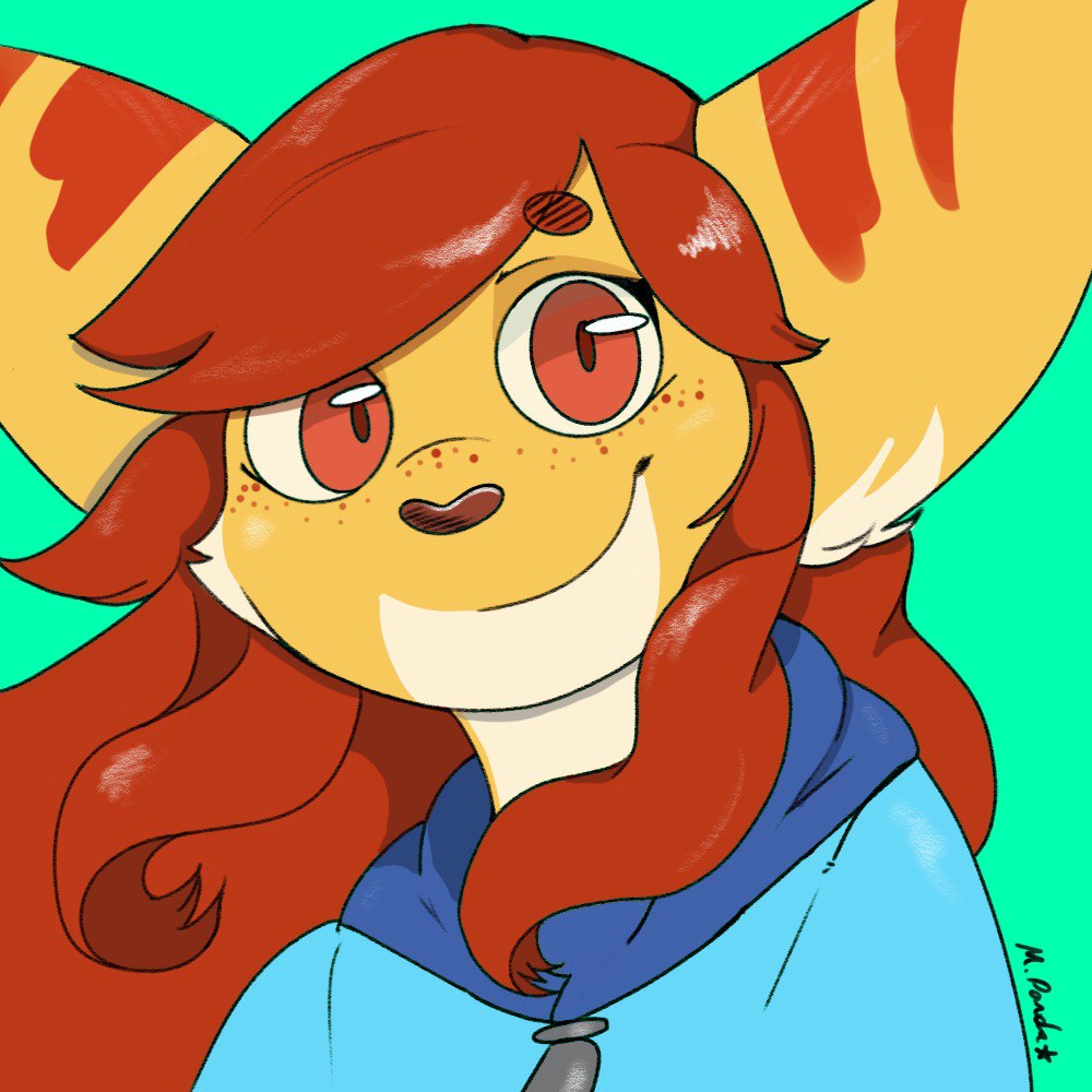 🎨 Commission for <a href="/SpAM_CAN/">Caylee 🏳️‍🌈🐱🤖🏳️‍⚧️</a> !  
Very vibrant and clean design, thank you for your support!