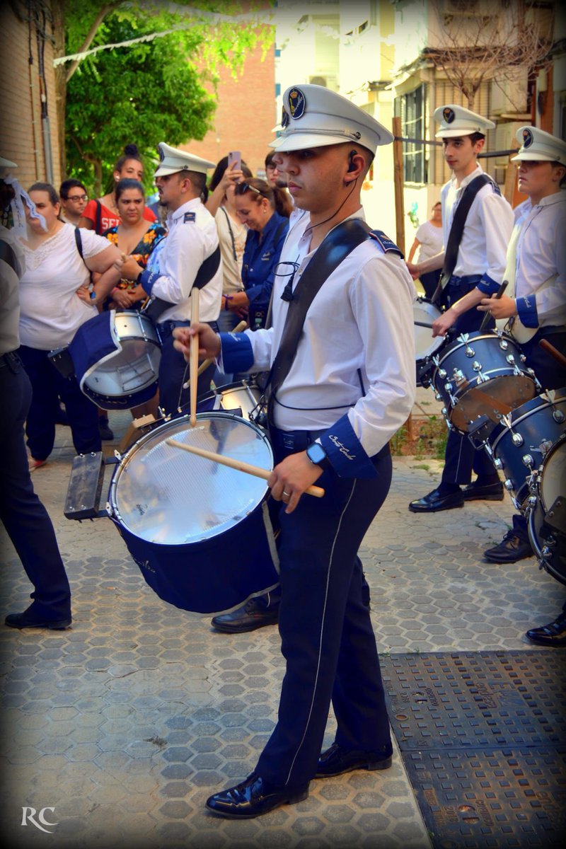 SantaCeciliaSev's tweet photo. En la asamblea de ayer se hizo público el nombramiento de nuestro compañero Julio del Río como pregonero de Santa Cecilia para este año. 
¡Enhorabuena! 

#LaIlusiónContinúa💙🤍 https://t.co/cD9KfZ3D3o