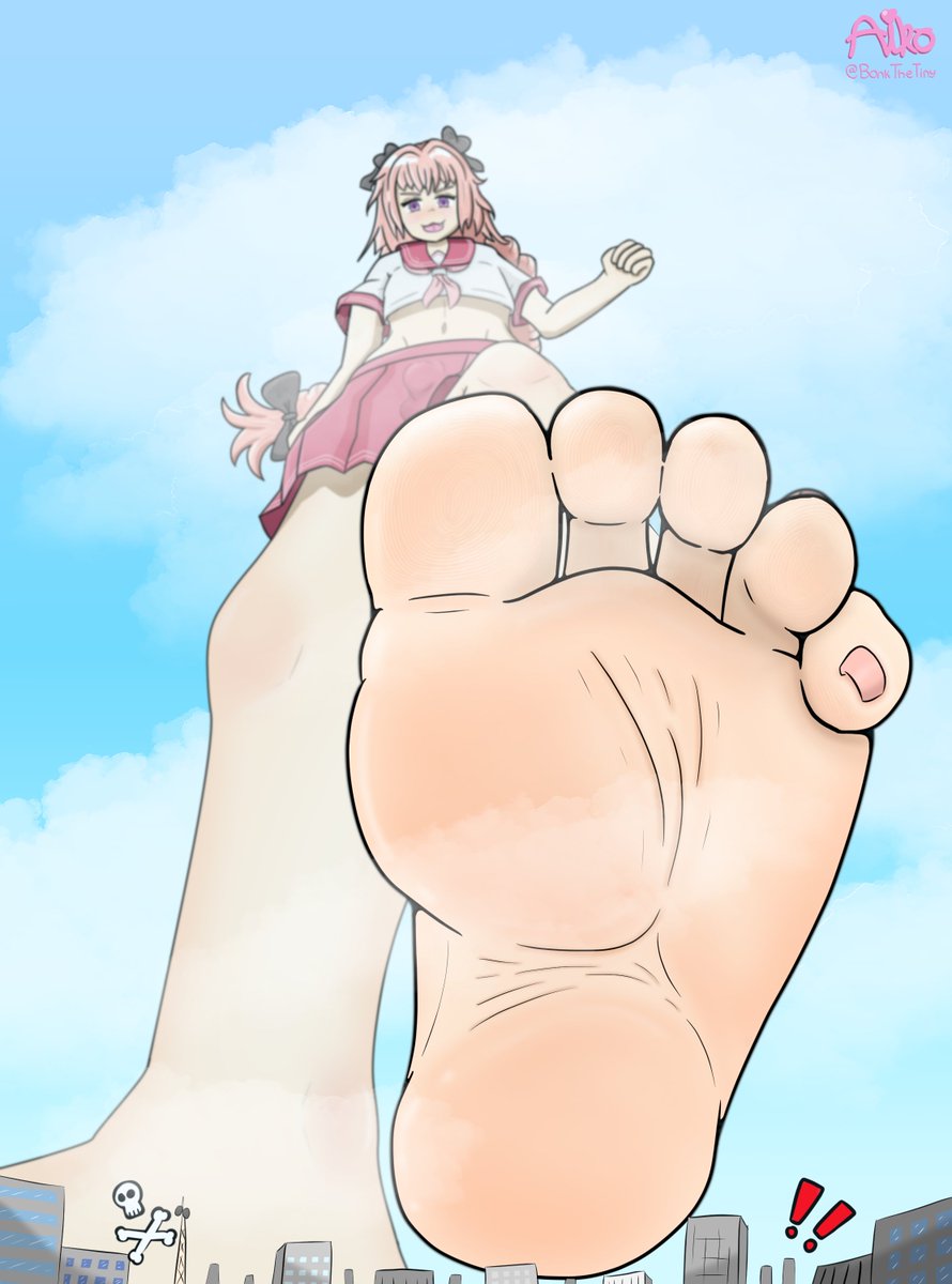 How did I completely forget to post this one ;o;

I think I finished this drawing around February time just as I was becoming somewhat unhappy and demotivated in my art, but I'm over all that now c:

SO HERE, HAVE SOME BIG ASTOLFO FEETS STEPPING ON YOUR CITY~

#sizetwitter #giant