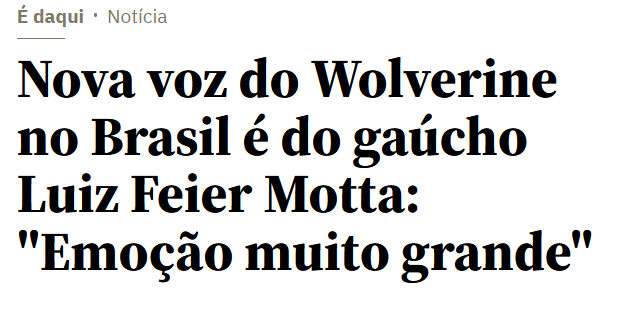 Ucho, ucho, ucho,
o Wolverine é gaúcho, <a href="/nao_muito/">misteriojo</a> e <a href="/jpcuenca/">J.P. Cuenca</a>: