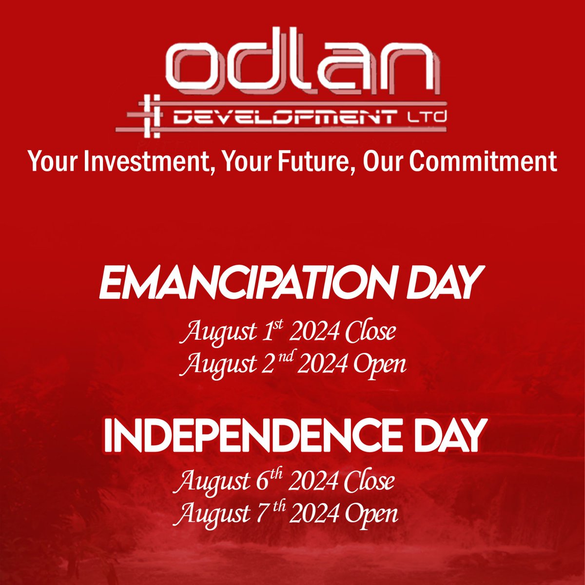 Odlan16's tweet image. Notice: We will be closed on August 1 and 6. We look forward to serving you again when we reopen on the days aftersaid dates. Thank you for your understanding!