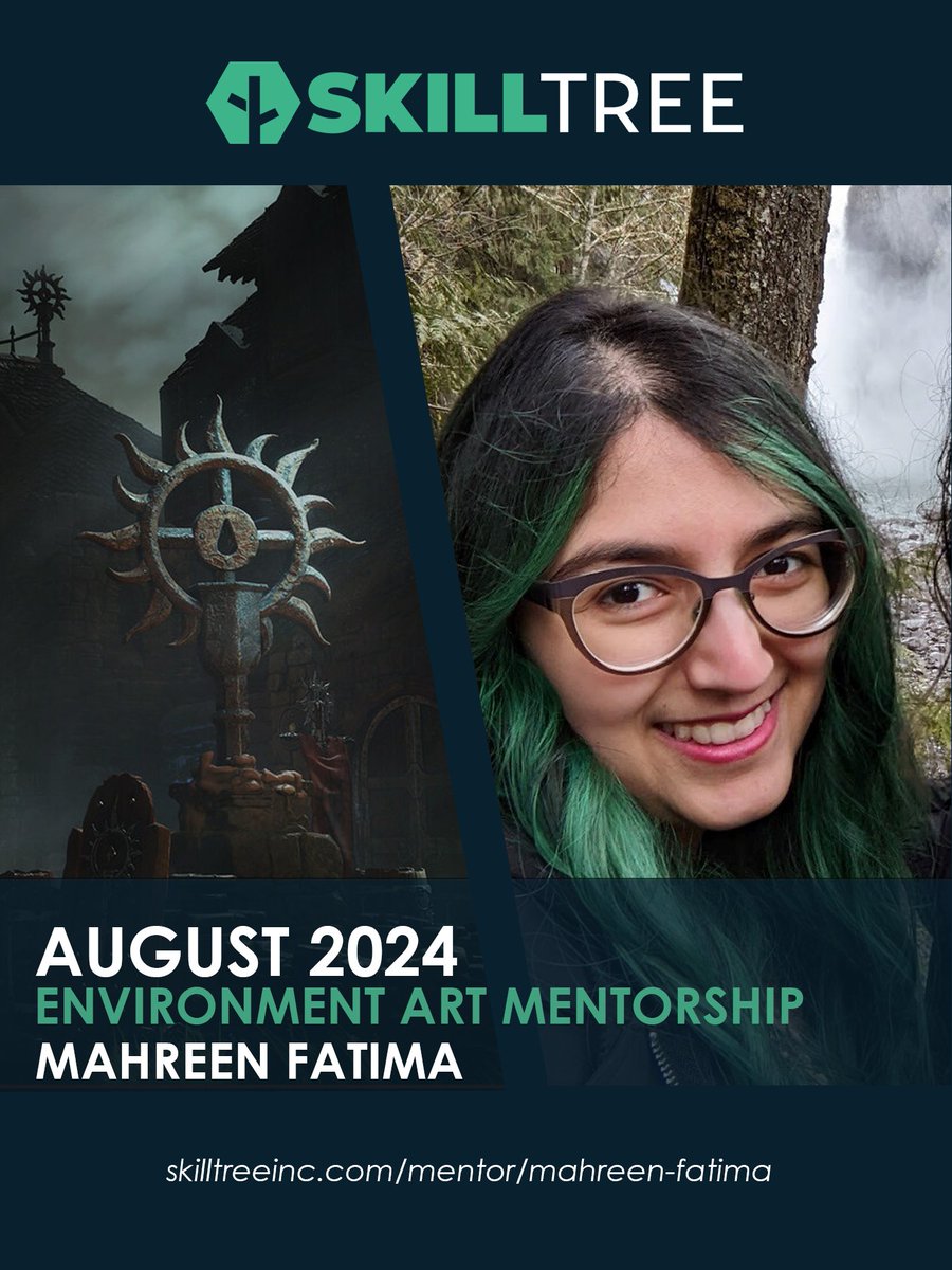 Elevate your Environmental Art skills with Mahreen's Mentorship! Receive personalized training tailored to your goals. Explore worldbuilding, art direction, and more. Start your journey to mastery now! skilltreeinc.com/mentor/mahreen…
#GameDevs #GameDevelopment