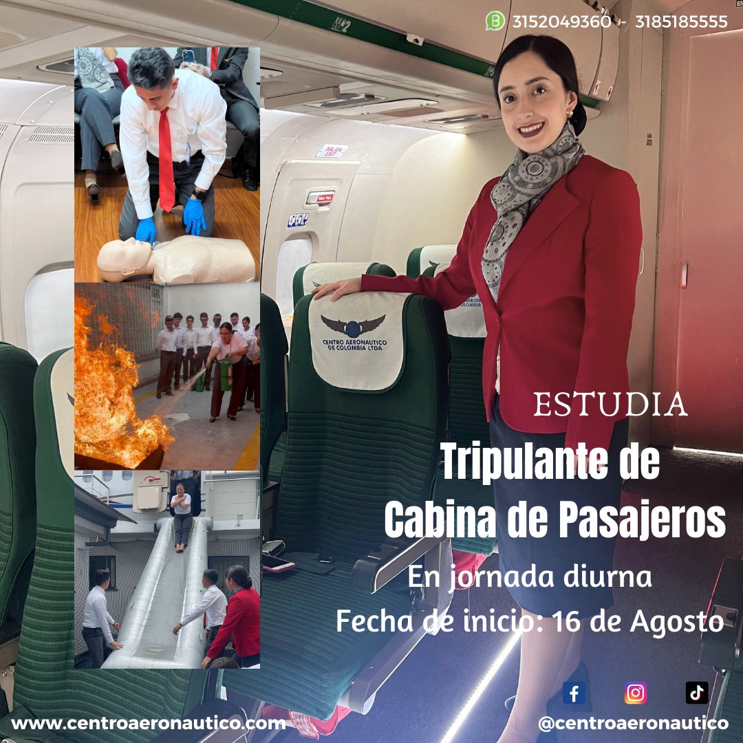caeronautico's tweet photo. ¡No lo pienses más! Obtén tu licencia en solo 6 meses. Cumple tu sueño de volar con las mejores aerolineas de Colombia. 💯✈️

Contactanos para asesorarte en tu proceso de admisión📝

#inscripcionesabiertas #cumpliendosueños
#tcp #tripulantesdecabina #crewlife #crew #dreamjob https://t.co/s0G0pnEiVj