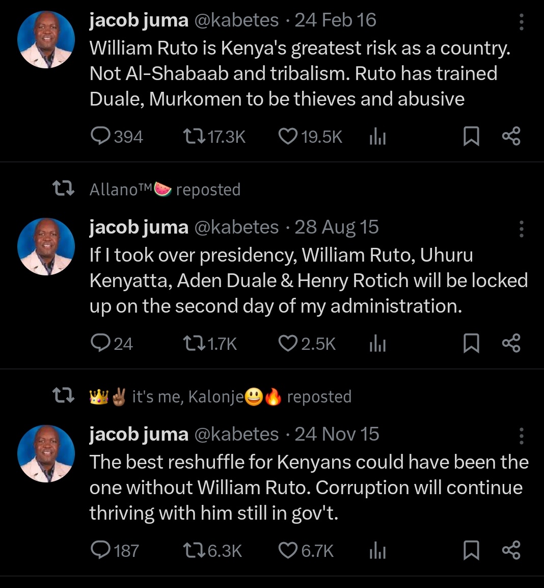 TUPATANE TUESDAY!!!

#RutoMustGo