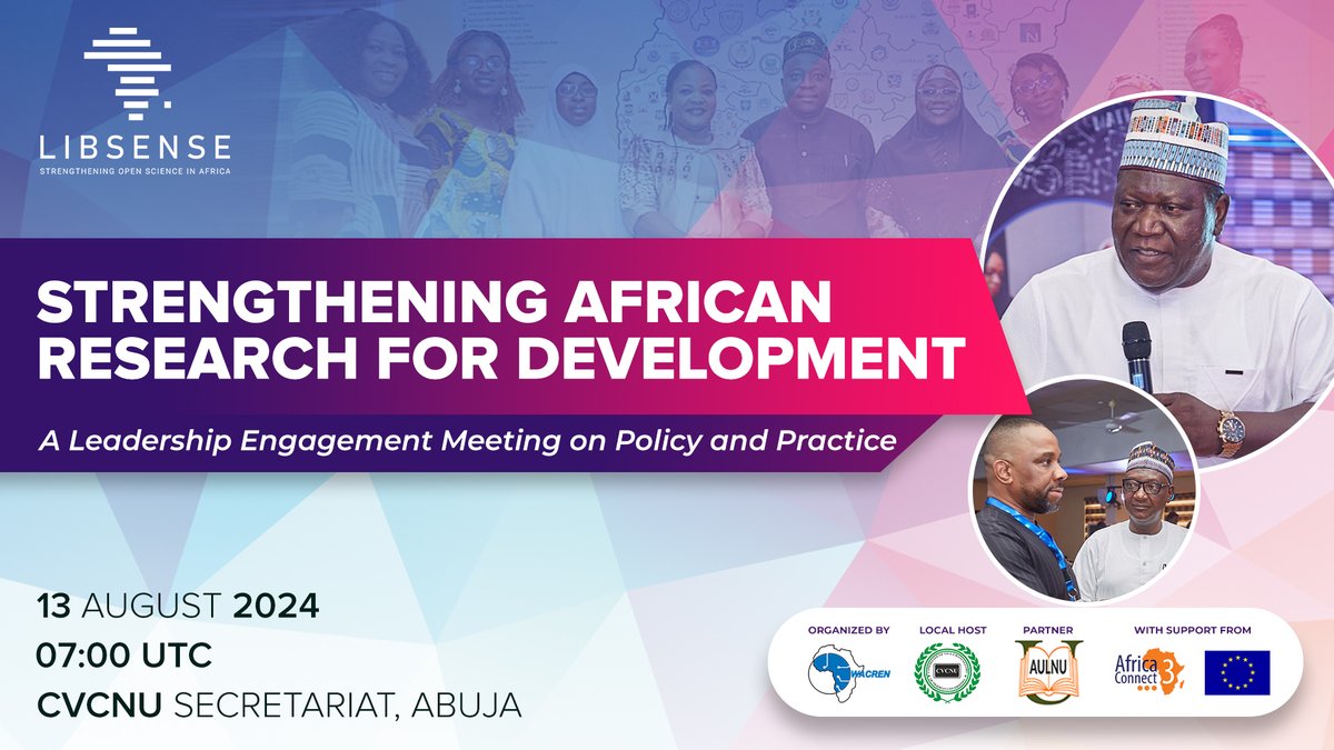 This activity aims to cultivate collaboration among higher #education leadership, regulators and research funders within the <a href="/WACREN/">WACREN</a> region 🌍to enhance #research standards and impact. More here👉 wacren.net/en/event/build…
<a href="/CVCNU/">CVCNU</a> <a href="/AulnuOfficial/">AULNU Official</a> <a href="/TETFundNg/">TETFund</a> <a href="/UNESCO/">UNESCO 🏛️ #Education #Sciences #Culture 🇺🇳</a>