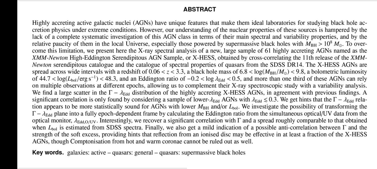cocoepico's tweet image. #Paperday 💫
"Investigating the nuclear properties of highly accreting AGN with XMM-Newton" by Laurenti M. et al.

arxiv.org/abs/2407.12904