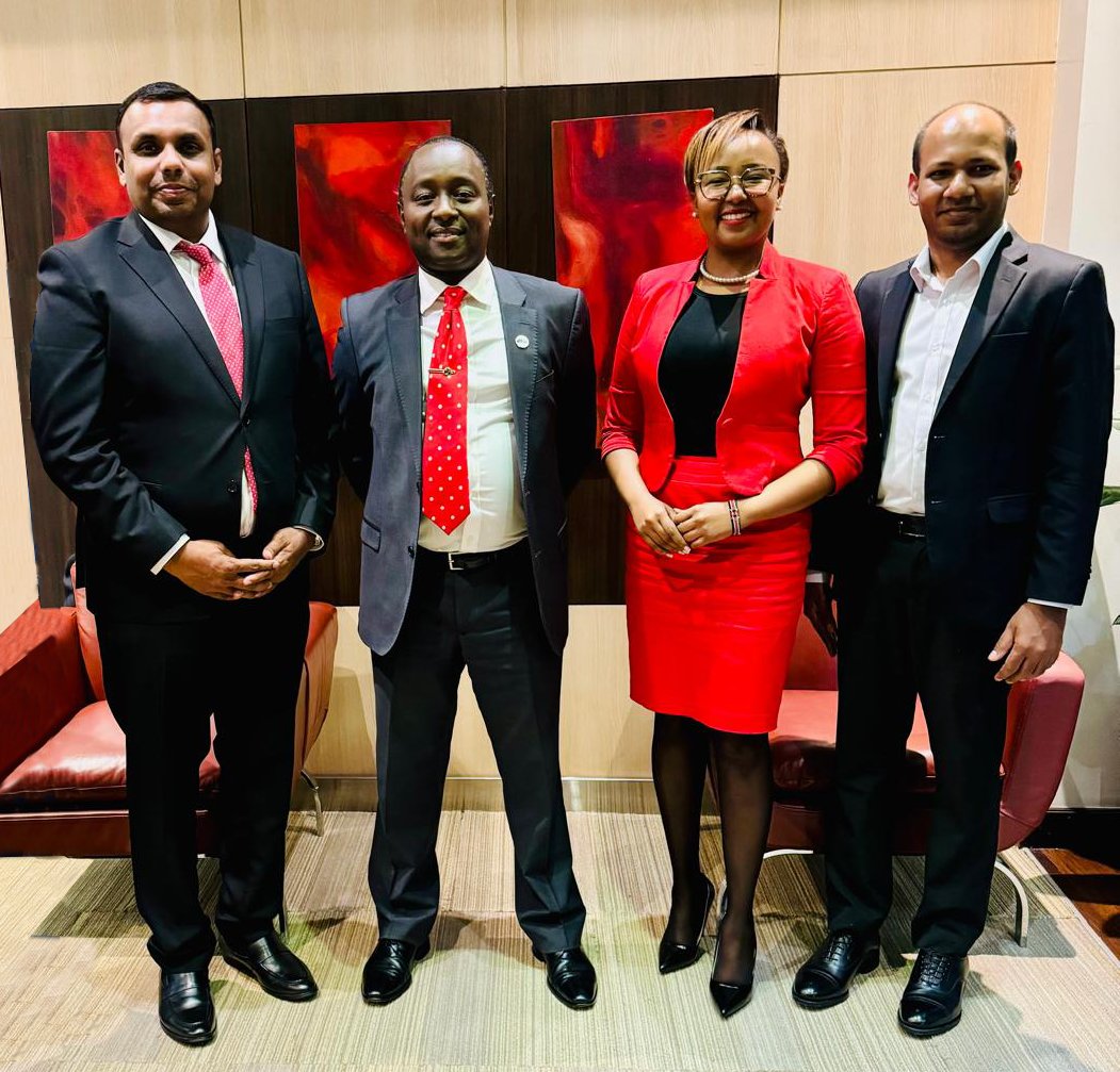 xeptagon's tweet photo. It was exciting to meet Mr Frank Mwiti, CEO of @NSE_PLC in Nairobi, Kenya. #Xeptagon together with #MAYLEEN CORP presented and discussed Climate Finance and Carbon Trading opportunities in Kenya and the Pan Africa Region. #ClimateFinance #CarbonTrading https://t.co/sDmXOUaI5u