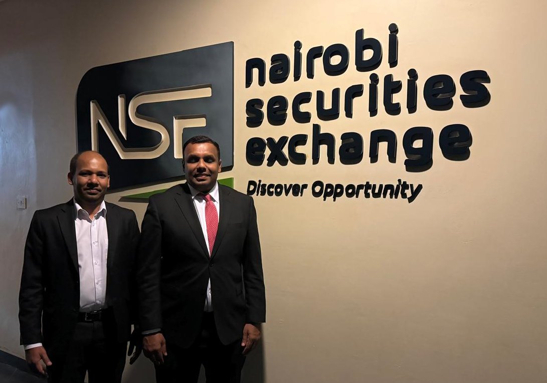 xeptagon's tweet photo. It was exciting to meet Mr Frank Mwiti, CEO of @NSE_PLC in Nairobi, Kenya. #Xeptagon together with #MAYLEEN CORP presented and discussed Climate Finance and Carbon Trading opportunities in Kenya and the Pan Africa Region. #ClimateFinance #CarbonTrading https://t.co/sDmXOUaI5u