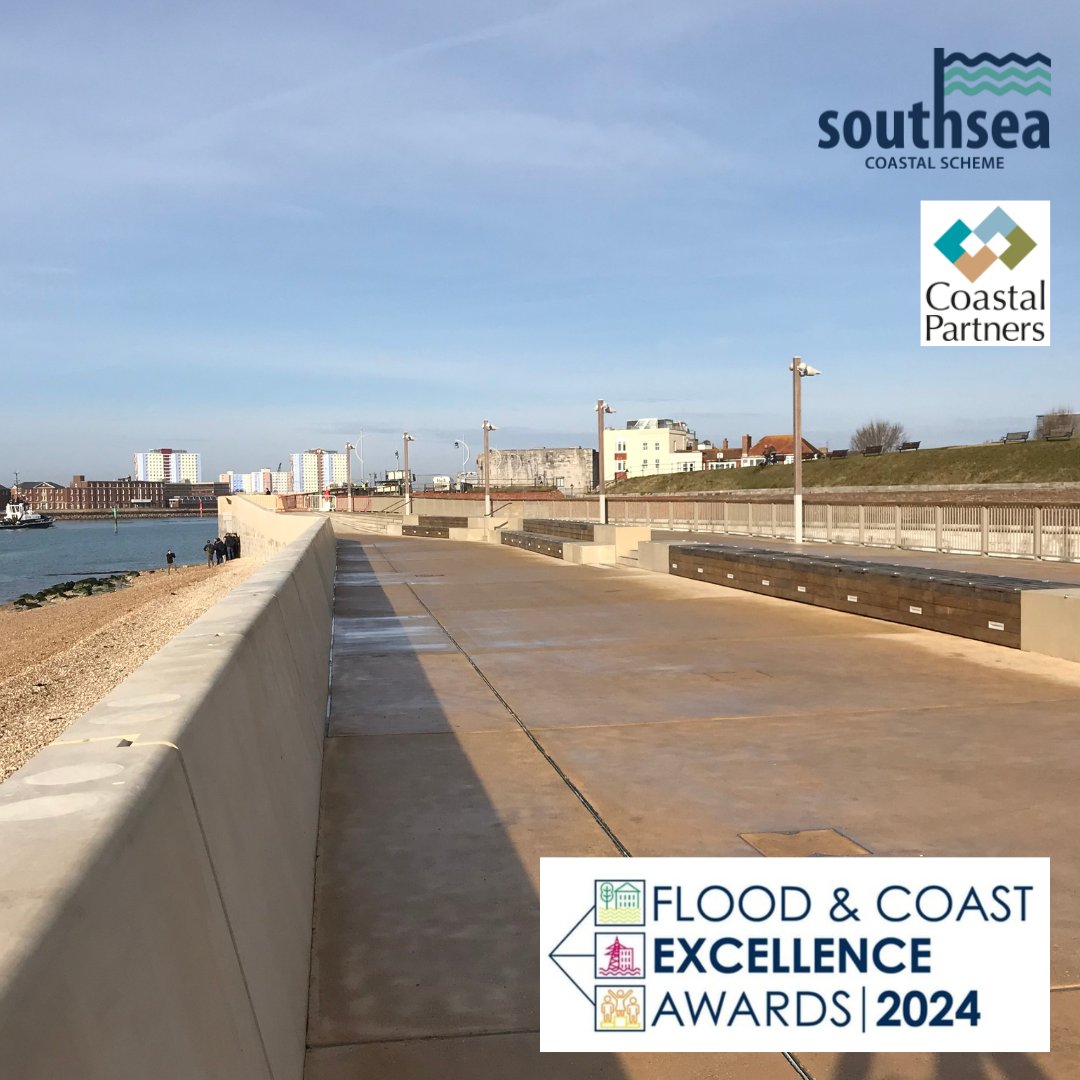 CoastalP_UK's tweet image. The Southsea Coastal Scheme has been recognised as a first-class example of improving the environment &amp;amp; public area, while providing resilience to flooding.

We’re immensely proud of the efforts all the team &amp;amp; partners have put in to bring this project to life.
