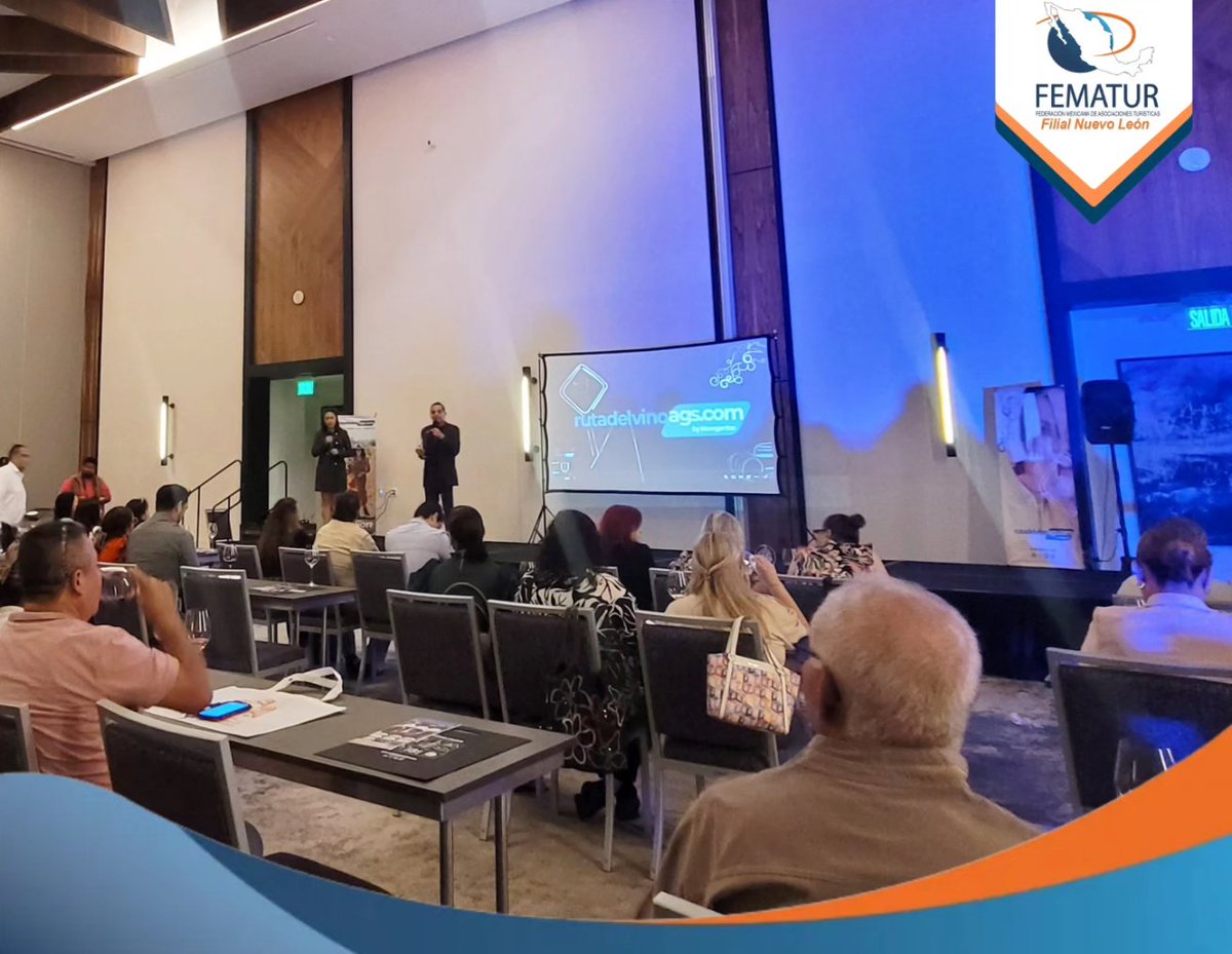 Fematur NL Baltazar Valdés y Socios Activos, estuvieron presentes en el Evento de Presentación de Destino #Aguascalientes en la Ruta del Vino 🍷
Agradecemos al Lic. Marcovich Pérez por la invitación.
#RutaDelVinoAGS