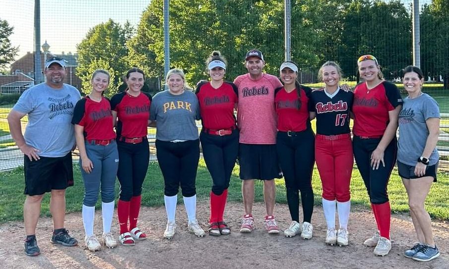 Last practice with this group &amp; last tournament coming up for them then off to college ball. Has been great coaching the girls and will sure miss them!!!