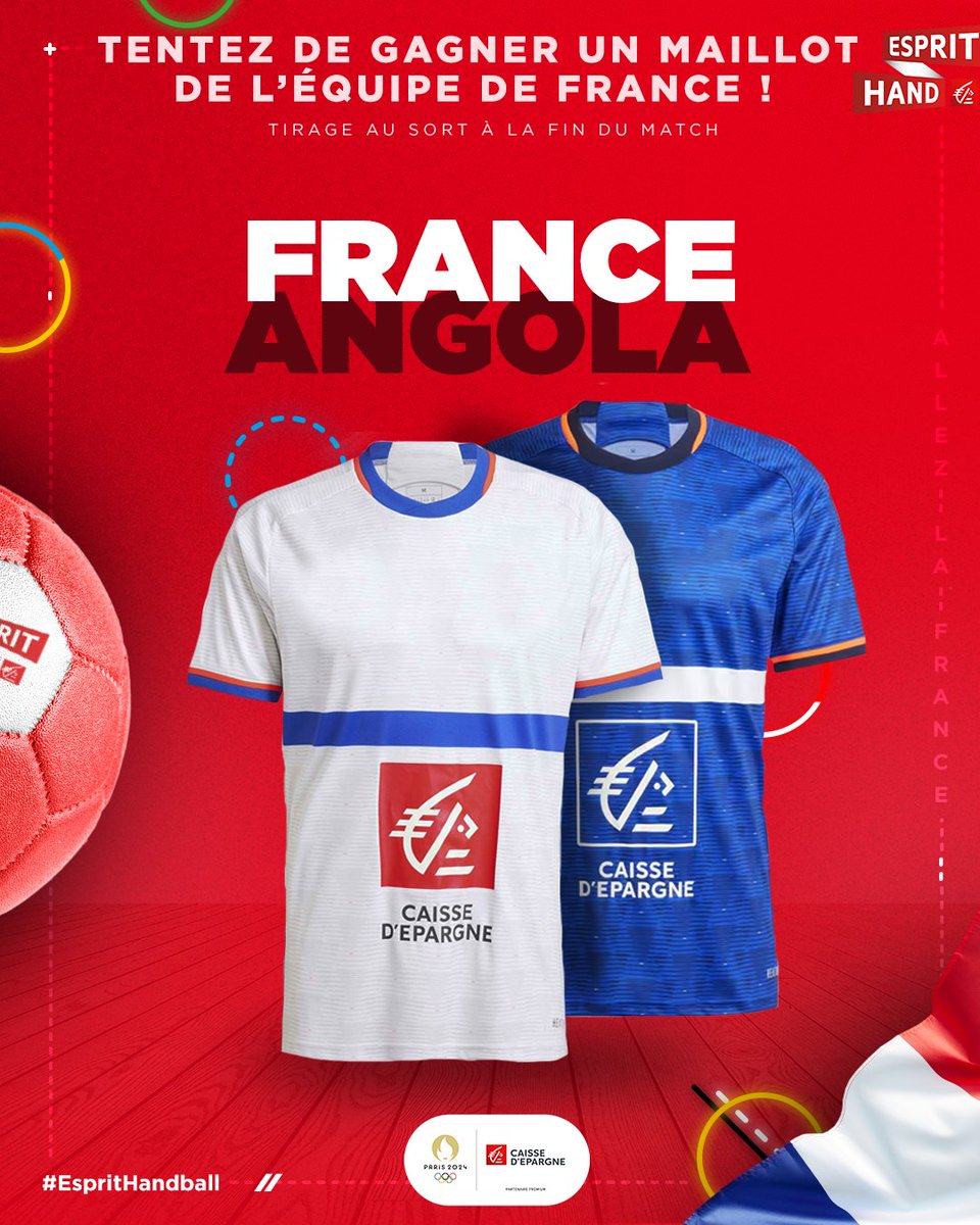EspritHandball's tweet image. #VousEtreUtile 

Nouvelle chance pour vous de remporter le nouveau maillot des Bleues a l'occasion de  #FRAANG😍

Follow + RT pour participer et RDV à la fin du match pour le tirage au sort 🤞

#EspritHandball