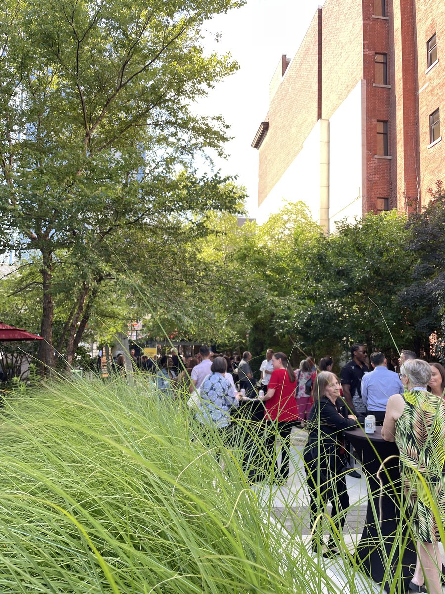 🌿 Tonight was a lovely evening in the Rotary Reading Garden at Central Library as we welcomed members of the <a href="/LdnOntChamber/">London Chamber of Commerce</a> for Business After 5.

🌾 Did you know that you can book the Garden for your private event? We’d love to help you bring your event to life at the Library.